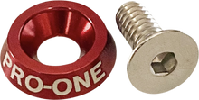 PRO-ONE PERF.MFG. Seat Bolt - 1/4"-20 - Red 100200R