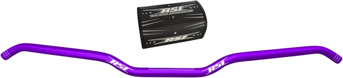 RACE SHOP INC. Hustler Anodized Aluminum Handlebar - Hook - 13° - Purple T6-10R-PUR