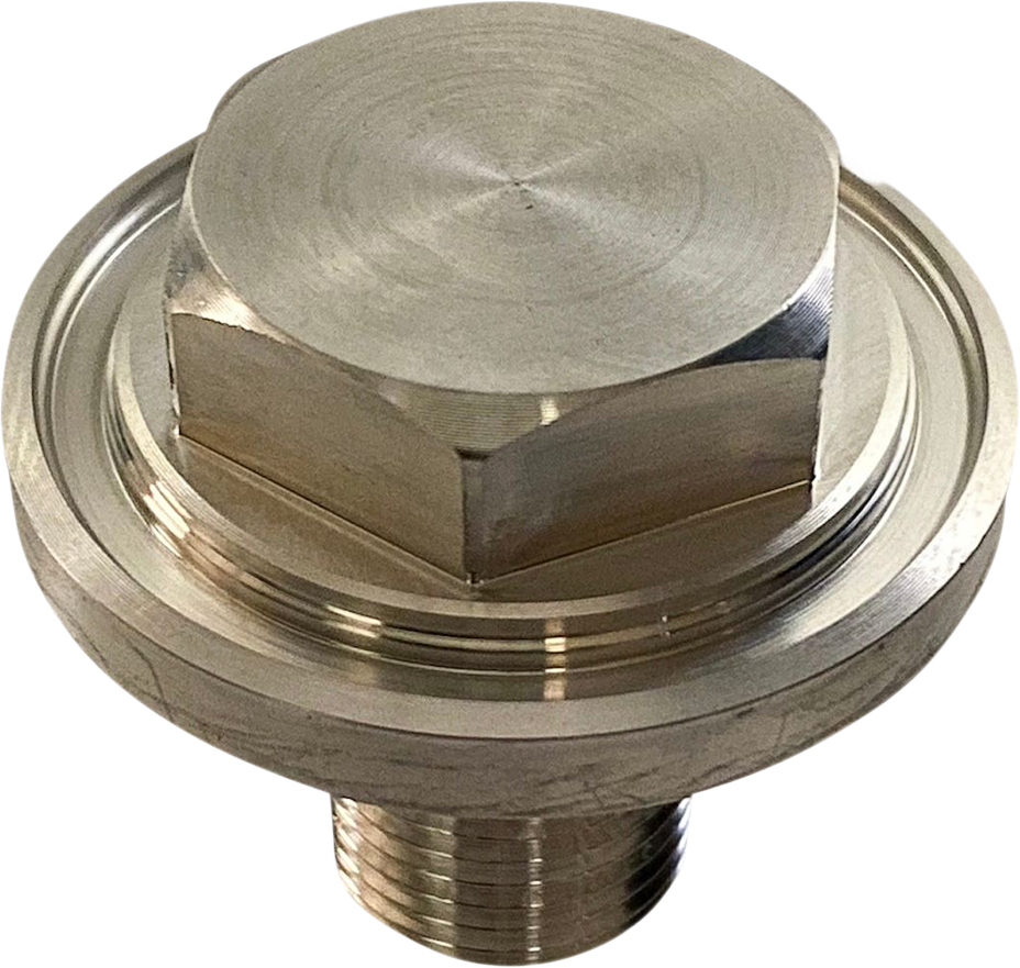 PRO-ONE PERF.MFG. Steering Stem Bolt - Raw Aluminum 106201