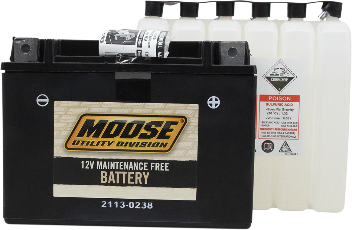 MOOSE OFFROAD AGM Battery - YTX15L-BS MTX15L-BS