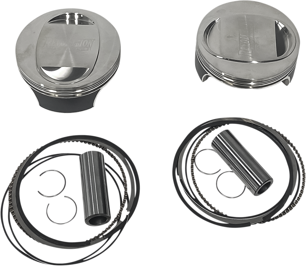 REVOLUTION PERFORMANCE, LLC Piston Kit - Domed - For 117" Monster Big Bore Cylinder Kit - Twin Cam RP301-119WD
