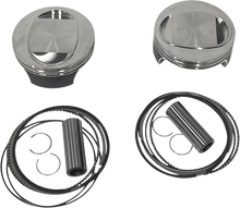 REVOLUTION PERFORMANCE, LLC Piston Kit - Domed - For 117" Monster Big Bore Cylinder Kit - Twin Cam RP301-119WD