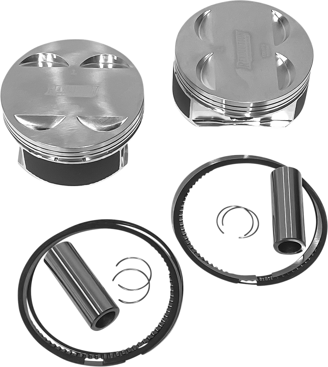REVOLUTION PERFORMANCE, LLC Piston Kit - Flat-Top - For 124" Big Bore Cylinder Kit - 107" M8 RP301-601W