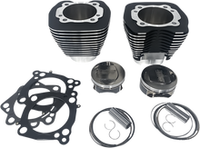 REVOLUTION PERFORMANCE, LLC Cylinder Kit - 124" - Big Bore - Black with Highlighted Fins - Screamin' Eagle 120R Twin Cam RP201-140TM