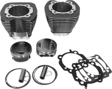 REVOLUTION PERFORMANCE, LLC Cylinder Kit - 131" - Granite with Highlighted Fins - Twin Cam RP201-135W