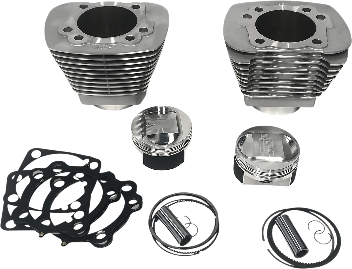 REVOLUTION PERFORMANCE, LLC Cylinder Kit - 1250 cc - Big Bore - Natural Silver - XL1200 RP201-404W