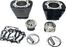 REVOLUTION PERFORMANCE, LLC Cylinder Kit - 1250 cc - Big Bore - Black with Highlighted Fins - XL1200 RP201-405W