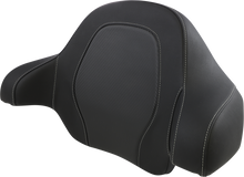 SADDLEMEN Tour-Pak® Backrest Pad - RoadSofa - Black - Carbon Fiber - FL '14-'23 814-07-TPACK-CF