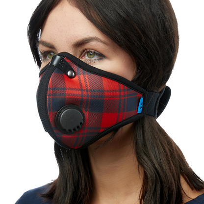 RZ MASK M2 Nylon Mask - Red Plaid - XL MK-DC39:25424
