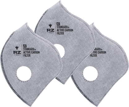 RZ MASK F1 Mask Filter - Carbon - 3PK - Medium F1FILTER8282828