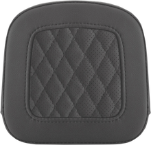 SADDLEMEN Sissy Bar Pad - Lattice Stitched - Black - FL '97-'23 0407SM