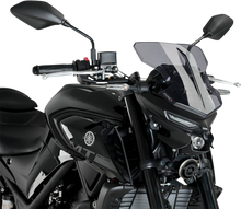 PUIG HI-TECH PARTS New Generation Windscreen - 11-3/4" - Smoke - MT-03 20285H