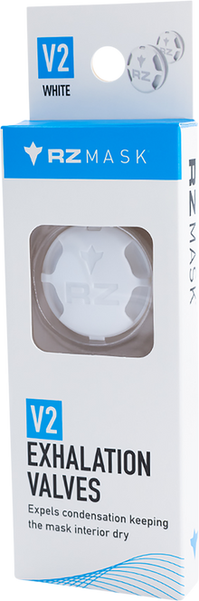 RZ MASK V2 Exhalation Replacement Valve 2.0 - White AC-9658:20900