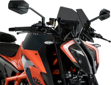 PUIG HI-TECH PARTS New Generation Windscreen - 10-1/2" - Dark Smoke - 1290 Super Duke R 20425F