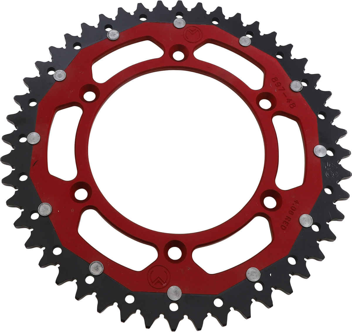 MOOSE OFFROAD Dual Sprocket - 48 Tooth - Red - Gas Gas 1210-897-48-13X
