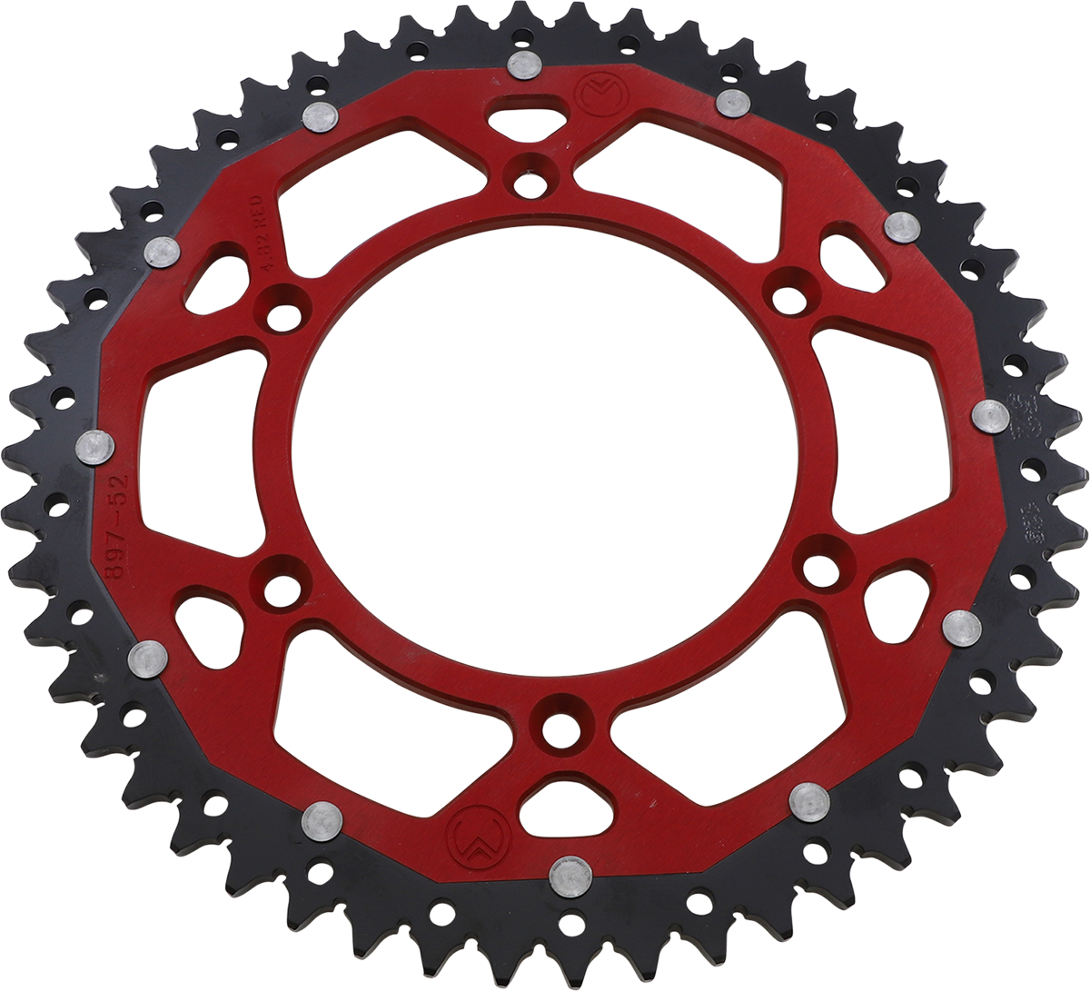 MOOSE OFFROAD Dual Sprocket - 52 Tooth - Red - Gas Gas 1210-897-52-13X