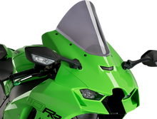 PUIG HI-TECH PARTS Race Windscreen - 12-1/2" - Dark Smoke - Ninja ZX-10R 20540F