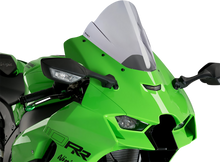 PUIG HI-TECH PARTS Race Windscreen - 12-1/2" - Smoke - Ninja ZX-10R 20541H
