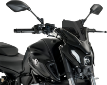 PUIG HI-TECH PARTS New Generation Windscreen - 12-1/2" - Dark Smoke - MT-07 20618F