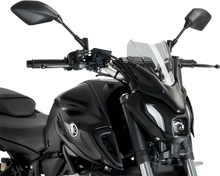 PUIG HI-TECH PARTS New Generation Windscreen - 12-1/2" - Smoke - MT-07 20618H