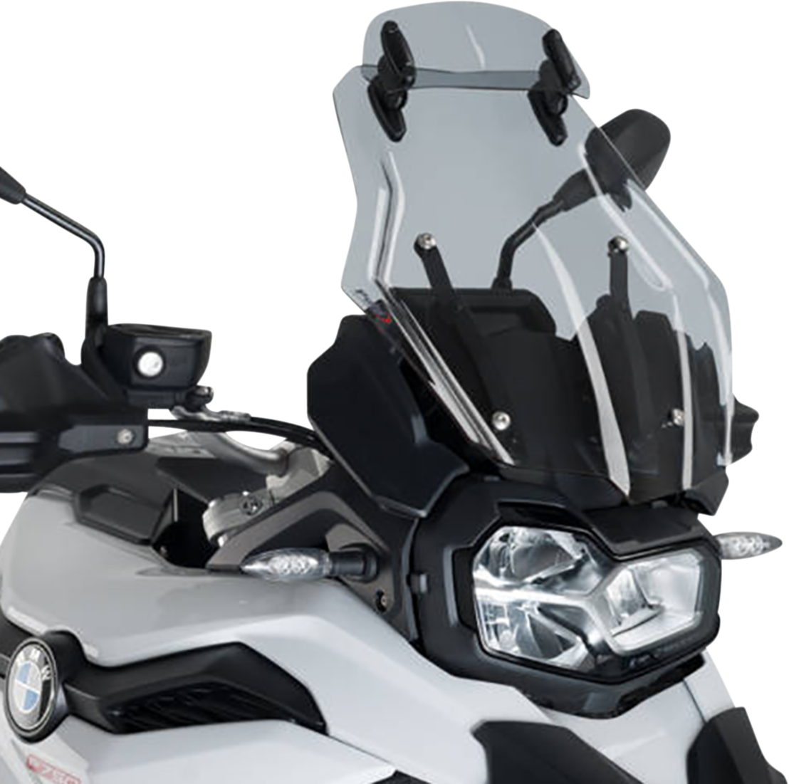 PUIG HI-TECH PARTS Touring Windscreen w/ Visor - Smoke - F 750 GS 3832H