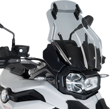 PUIG HI-TECH PARTS Touring Windscreen w/ Visor - Smoke - F 750 GS 3832H
