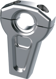 SLYFOX Handlebar Riser Kit - Straight - 1" Clamping - 3-1/2" Rise - Raw TM-SLY17