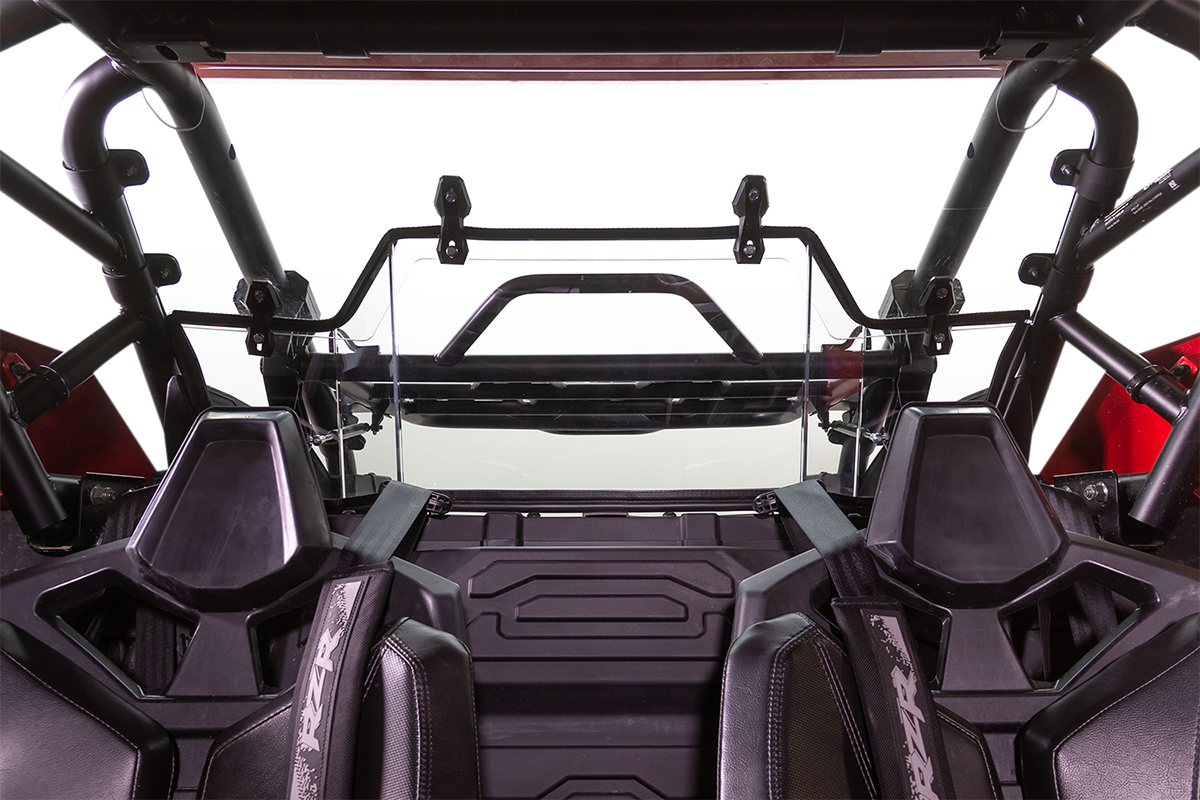 SEIZMIK Poly Rear Windshield - Hard Coated - Polaris - RZR 50-26105KIT