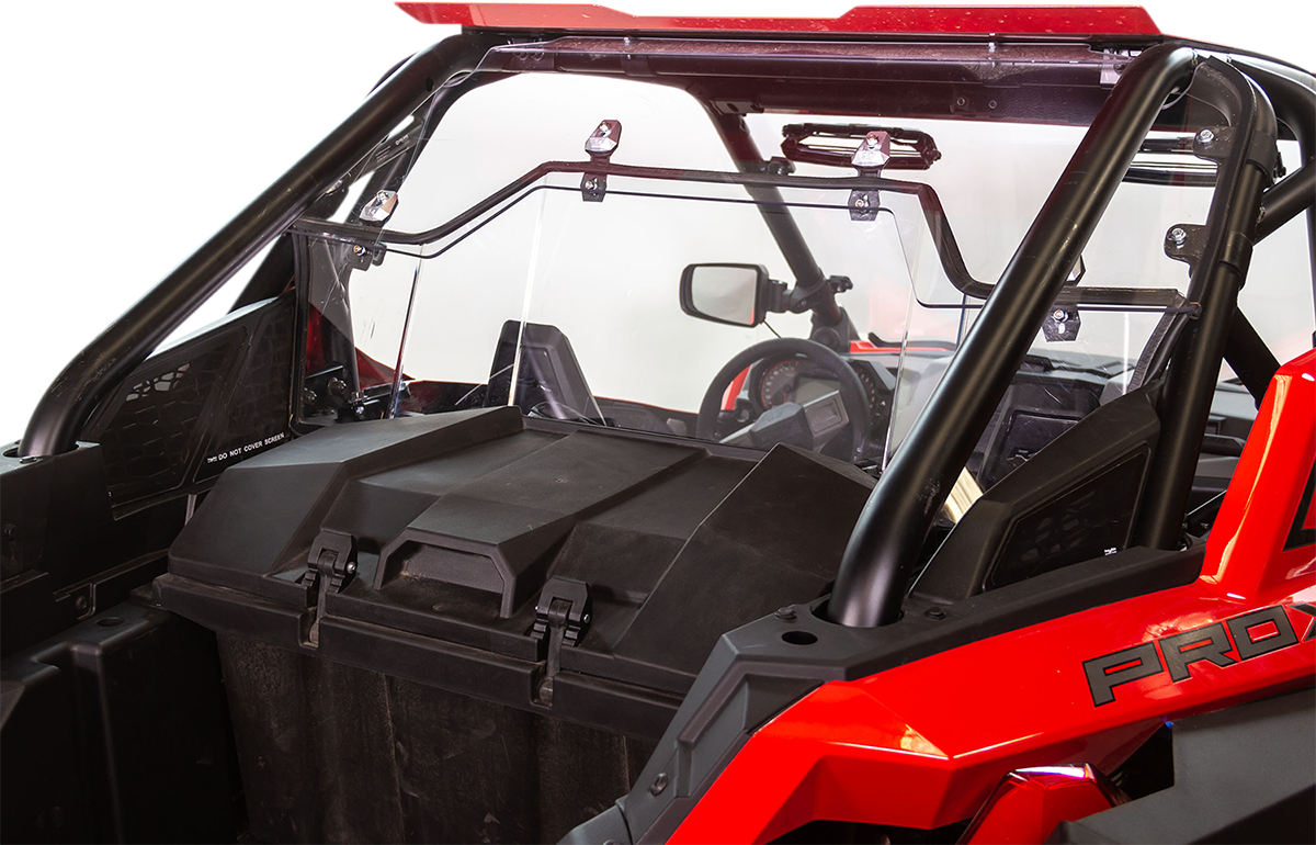 SEIZMIK Poly Rear Windshield - Hard Coated - Polaris - RZR 50-26105KIT