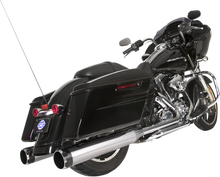 S&S CYCLE El Dorado Dual Exhaust System - Chrome - Black Thruster 550-0677B