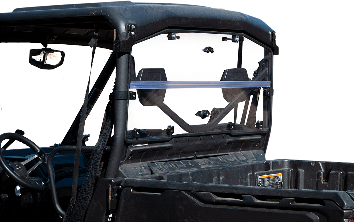 SEIZMIK Folding Windshield - Rear - Polaris - Ranger 50-32001KIT