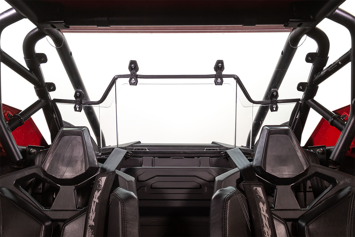 SEIZMIK Poly Rear Windshield - Hard Coated - Polaris - RZR 50-26105KIT