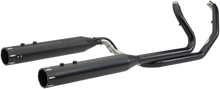 S&S CYCLE El Dorado Dual Exhaust - Black - Black Tracer 550-0702C