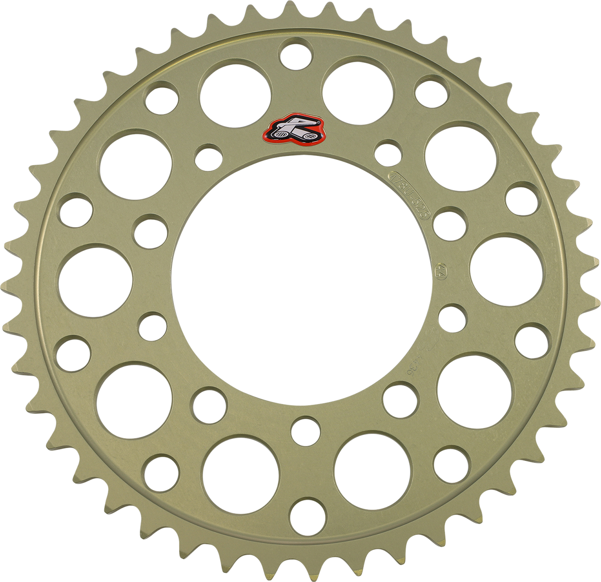 RENTHAL Rear Sprocket - Aluminum - 44 Tooth - Aprilia 478U-525-44P-HA
