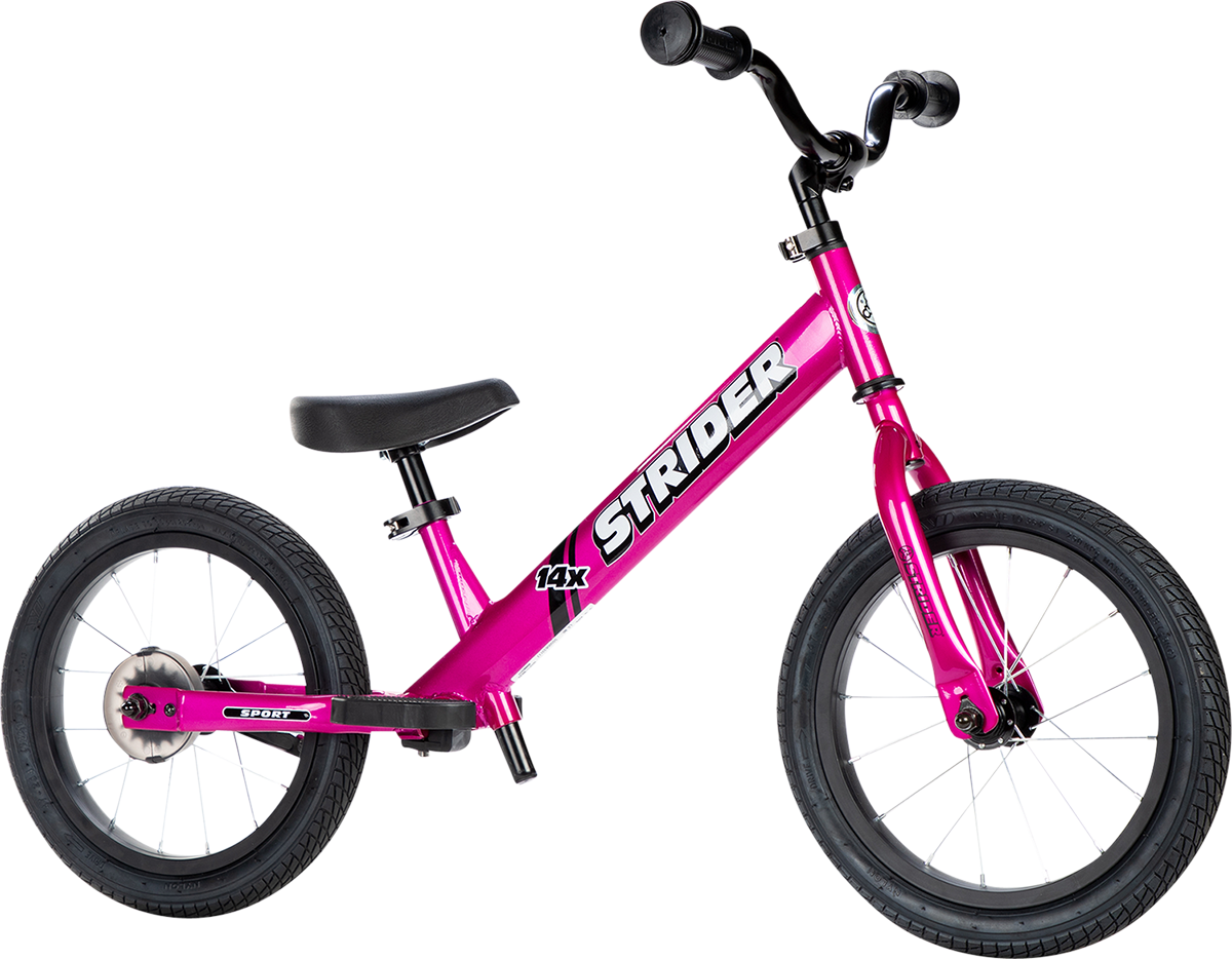 STRIDER 14x Convertible Bike - 14" - Funky Fuschia SK-SB1-US-PK