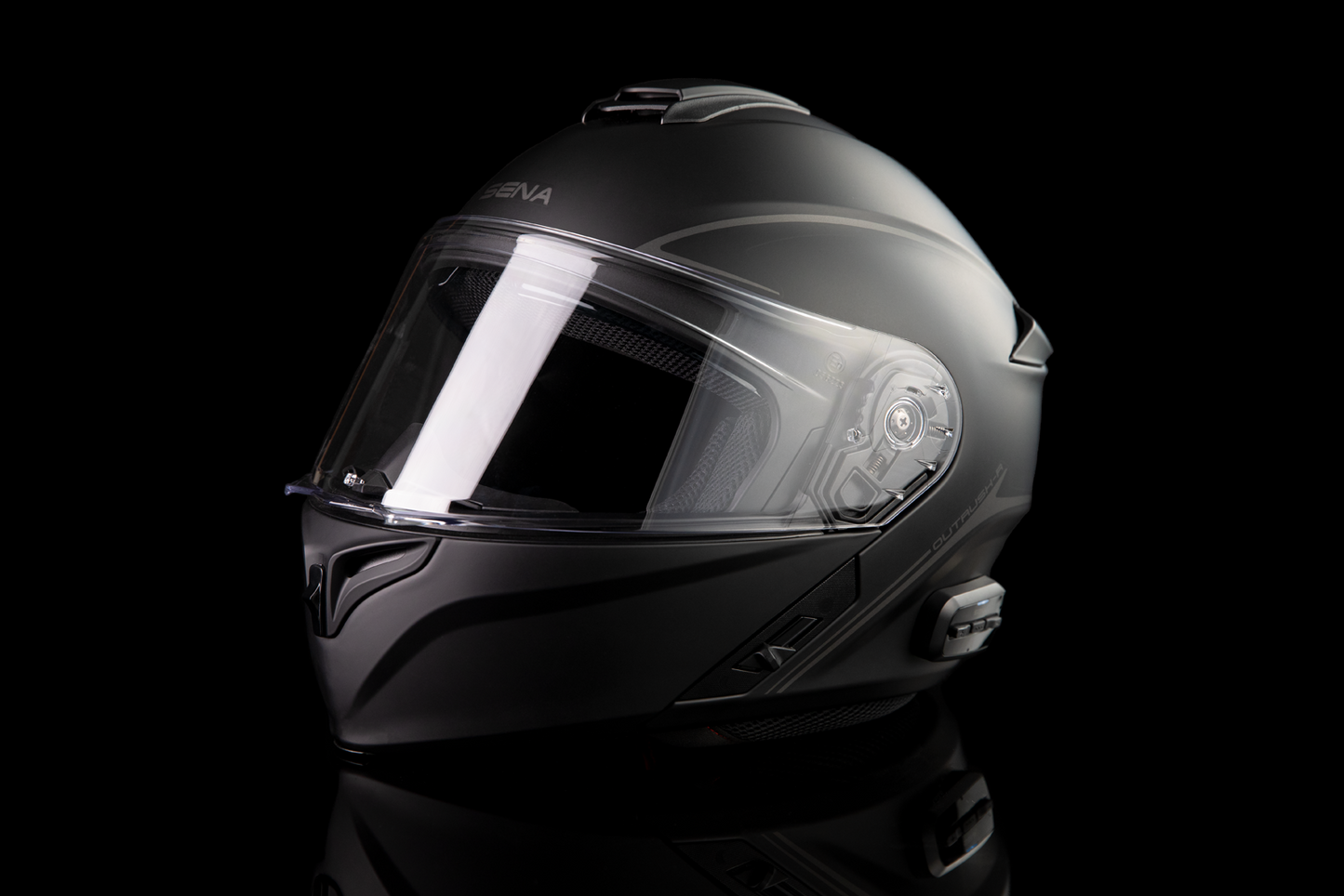 SENA Outrush R Helmet - Black - Large OUTRUSHR-MB00L3