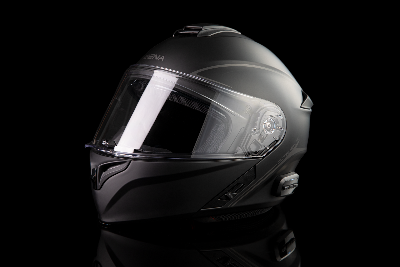 SENA Outrush R Helmet - Black - Large OUTRUSHR-MB00L3