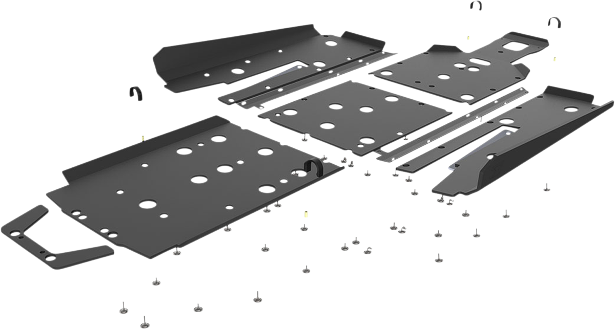 SEIZMIK Skid Plate - 2 Seat - Polaris - RZR - Turbo 76-10166KIT