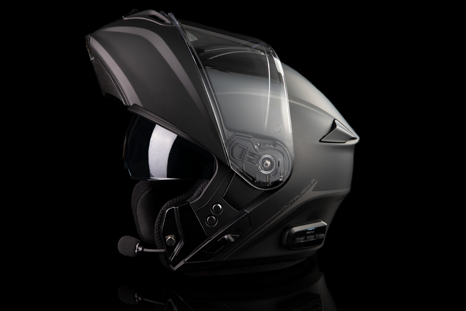 SENA Outrush R Helmet - Black - 2XL OUTRUSHR-MBXXL3