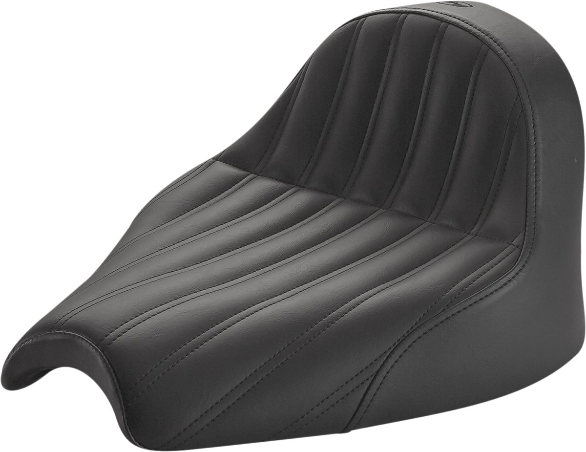 SADDLEMEN Knuckle Solo Seat - Black - Chief I21-04-0023
