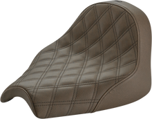 SADDLEMEN Seat - Renegade Solo - Lattice Stitched - Brown I21-04-002BLS