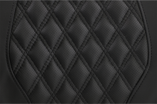 SADDLEMEN Tour-Pak® Backrest Pad - RoadSofa - Lattice Stitched Seat - Black - FL '14-'23 814-07-15000