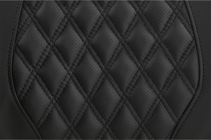 SADDLEMEN Tour-Pak® Backrest Pad - RoadSofa - Lattice Stitched Seat - Black - FL '14-'23 814-07-15000