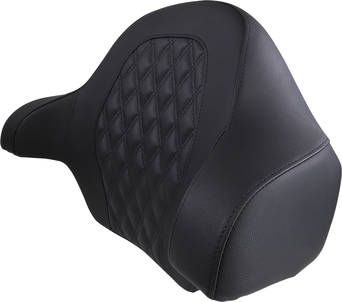 SADDLEMEN Tour-Pak® Backrest Pad - RoadSofa - Lattice Stitched Seat - Black - FL '14-'23 814-07-15000