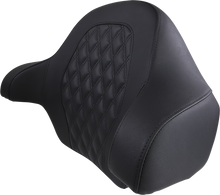 SADDLEMEN Tour-Pak® Backrest Pad - RoadSofa - Lattice Stitched Seat - Black - FL '14-'23 814-07-15000