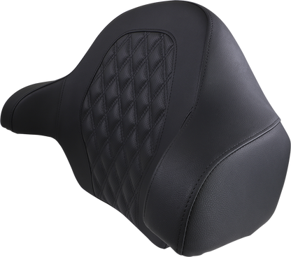 SADDLEMEN Tour-Pak® Backrest Pad - RoadSofa - Lattice Stitched Seat - Black - FL '14-'23 814-07-15000