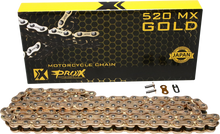 PROX 520 MX Chain - Gold - 120 Link 07.RC520120CG
