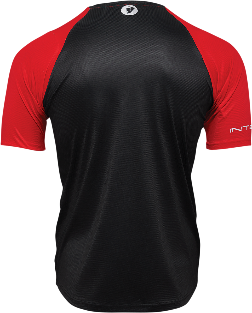 THOR Intense Assist Chex Short-Sleeve Jersey - Red/Black - XS 5120-0138