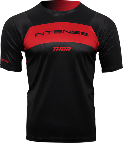 THOR Intense Assist Dart Short-Sleeve Jersey - Black/Red - XL 5120-0154