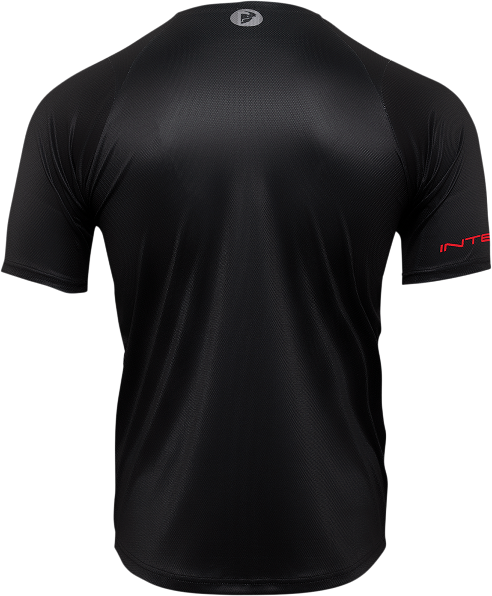 THOR Intense Assist Chex Short-Sleeve Jersey - Black/Gray - Small 5120-0145